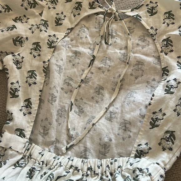 RHODE Midi Linen Dress Size Medium - Picture 8 of 17